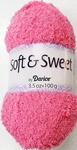 Lot 4 Balls Darice Soft & Sweet 3.5 Oz Bright Pink. Fixed Price $14.97.
