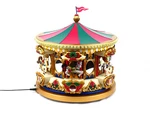 Vintage 1994 Mr. Christmas Holiday Musical Merry Go Round Lighted Carousel Works. Fixed Price $44.99.