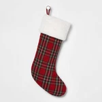 Plaid Christmas Stocking Red/green 20" Holiday Checkered Wondershop. Fixed Price $21.59.