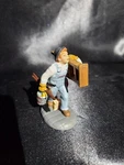 Department 56 Christmas The City "windows Cleaned By Tom" #59474 New Rare. Fixed Price $19.99.
