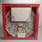 New Vera Bradley Beary Merry Christmas Cookie Plate Polar With Recipe Cards. Fixed Price $34.99.