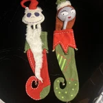 Vintage Rare Disney Nightmare Before Christmas Jack/sally X Stockings (2). Fixed Price $119.99.