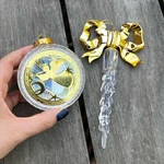 Midwest & Silvestri Angel Plastic Light Topper And Bow Icicle Christmas Ornament. Fixed Price $12.99.