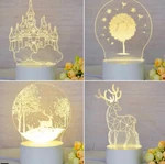 3D Led Lamp Creative Night Lights - Table For Home Decoration. Fixed Price $13.99.