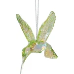 Green Acrylic Hummingbird Hanging Ornament, Iridescent, 3.5 Inches. Fixed Price $16.95.