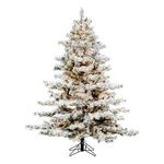 Vickerman 78" Alaskan Artificial Christmas Tree With Led Lights In White. Fixed Price $464.24.