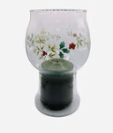 Pfaltzgraff Winterberry Hurricane Lamp Floating Candle Christmas - Used. Fixed Price $13.50.