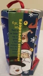 Joie Vivre Christmas 4 Spreaders Knives Msc International Santa Reindeer Snow. Fixed Price $13.24.