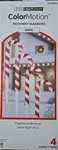 Gemmy Led Lightshow Colormotion 4 Ct Candy Cane Pathway Lights/markers W/stakes. Fixed Price $34.99.