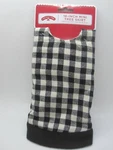 Holiday Time Mini Christmas Tree Skirt 18 Inch Black And White New With Tag. Fixed Price $10.34.