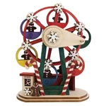 Old World Christmas Ginger Cottages Wooden Man Ferris Wheel Ornament. Fixed Price $29.98.