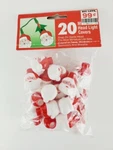 20 Nos Vintage Plastic Blow Mold Christmas Santa Head Mini Light Bulb Covers. Fixed Price $17.99.