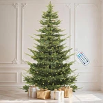 Dwvo 6' Prelit Christmas Tree Lights Full Downswept Aspen Fir Twinkle. Fixed Price $119.00.