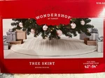 Target Wondershop Sweater Cable Knit White Christmas Tree Skirt 48. Fixed Price $20.00.