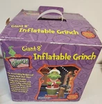 Gemmy Grinch Stole Christmas & Max Inflatable 8' Feet Tall Clean Has Issues. Fixed Price $59.95.