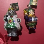 Old World Christmas Lot Of 2 -mardis Gras Jester And Mouse King. Fixed Price $44.75.