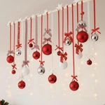 18 Pcs Christmas Wall Hanging Decor With Light Wooden Branch Plasti.... Fixed Price $28.27.