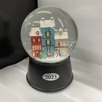 Wondershop 2023 Village Christmas Musical Water Snow Globe "deck The Halls". Fixed Price $18.88.