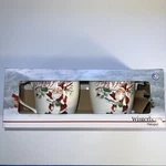 Set Of Winterberry Pfaltzgraff Santa Naughty And Nice Christmas Mugs 20 Oz. Fixed Price $34.99.