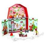 Hape Kids Wooden Pony Farm Christmas Advent Calendar Set W/24 Figures (open Box). Fixed Price $15.92.