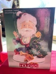 Wobble Head Santa Claus Stocking Holder New, 2003 Home For The Holidays. Fixed Price $25.00.