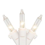 Northlight Mini Incandescent Christmas Lights - Clear 4' White Wire. Fixed Price $16.87.