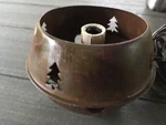 Rustic Jingle Bell Ball Light Electric Lamp Holiday Christmas Decoration. Fixed Price $14.95.