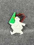 One Hundred 80 Degrees Origami Porcelain Snowman Christmas Tree Ornament W/ Box. Fixed Price $34.97.