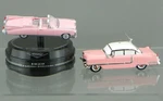 Enesco 1959 Cadillac Eldorado Music Box Dept 56 Pink 1955 Fleetwood Ornament Lot. Fixed Price $18.97.