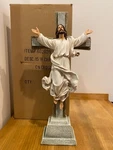 Christ On Cross Tabletop Figurine - Joseph's Studio/roman Inc 15" Tall New W/box. Fixed Price $64.95.