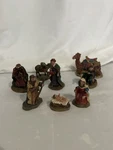 Grandeur Noel Nativity Set 8 Figures 3" Miniature Christmas. Fixed Price $19.99.