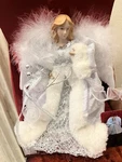 Home Accents Holiday 12" Led Silver Tree Top Color Change Lights Figurine. Fixed Price $36.90.