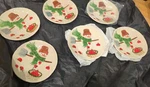 Hallmark Mitford Snowman Holiday Vintag Plate Jan Karon 9.75 Set 6. Fixed Price $29.99.