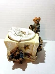 1995 Boyds Bears Bailey & Matthew "the Gift" Votive Candle Holder #27723 Nob. Fixed Price $17.60.