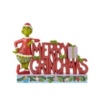 Jim Shore The Merry Grinchmas Word Figurine 6015221. Fixed Price $79.84.