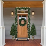 Northlight 5-PIECE Pre-lit Norwich Pine Artificial Christmas Entryway Set. Fixed Price $310.49.