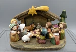 Miniature Nativity Scene Creche Resin Stable Figures Christmas Transpac ?. Fixed Price $19.99.