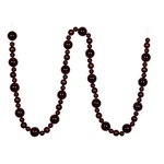 Vickerman 9' Plastic Assorted Christmas Ball Ornament Garland In Burgundy Red. Fixed Price $43.07.