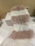 New Anthropologie Pink Christmas Stocking Faux Fur Holiday With Tag 23 (010. Fixed Price $36.50.
