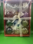 Ams Xmas Clear Silk Balls (80MM 12CT). Christmas Tree Ornaments Set Of. Fixed Price $12.99.