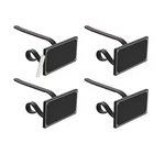 The Original Mantleclip Stocking Holder With Chalkboard Icons 4-PACK (black).... Fixed Price $28.39.