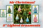 Mr Christmas Lighted Nostalgic Tree Lrg 5 Ornaments Ceramic On/off/timer New. Fixed Price $15.50.