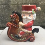 Yankee Candle Co.christmas Nutcracker Santa Horse Tea Light Votive Holder. Fixed Price $15.99.