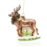 Majestic Reindeer Blown Glass Ornament. Fixed Price $16.81.