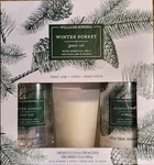 New Williams Sonoma Winter Forest Guest Set, Soap Lotion Candle. Fixed Price $27.99.