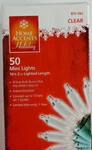 Home Accents Holiday Christmas 50 Mini Lights Clear String Green Wire 10 Ft 2. Fixed Price $15.00.