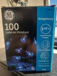 Ge String-a-long 100 Count Constant Blue Christmas Mini Lights Party. Fixed Price $14.99.