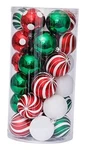 30PCS Christmas Balls Ornaments, Shatterproof Holiday Bulbs Festive Red&green. Fixed Price $27.45.