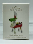2010 Good Grilling To Reindeer Hallmark Keepsake Ornament - Free Shipping. Fixed Price $11.75.