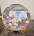 +burton 8" Holiday Gift / Christmas Plate Decoration With Stand. Fixed Price $6.00.